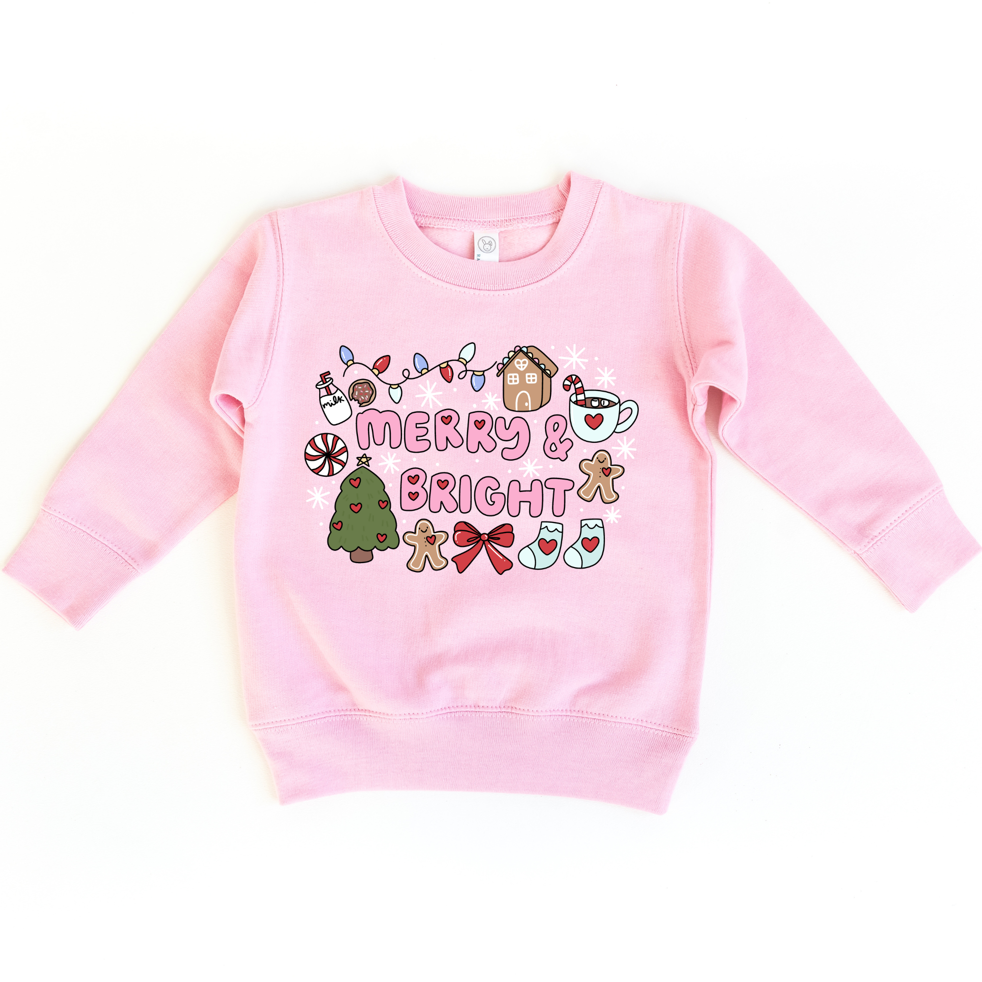 Benny & Ray Apparel - Vente Sweat-shirt – enfant - Chandail à capuchon de Noël Merry and Bright pour enfants   1