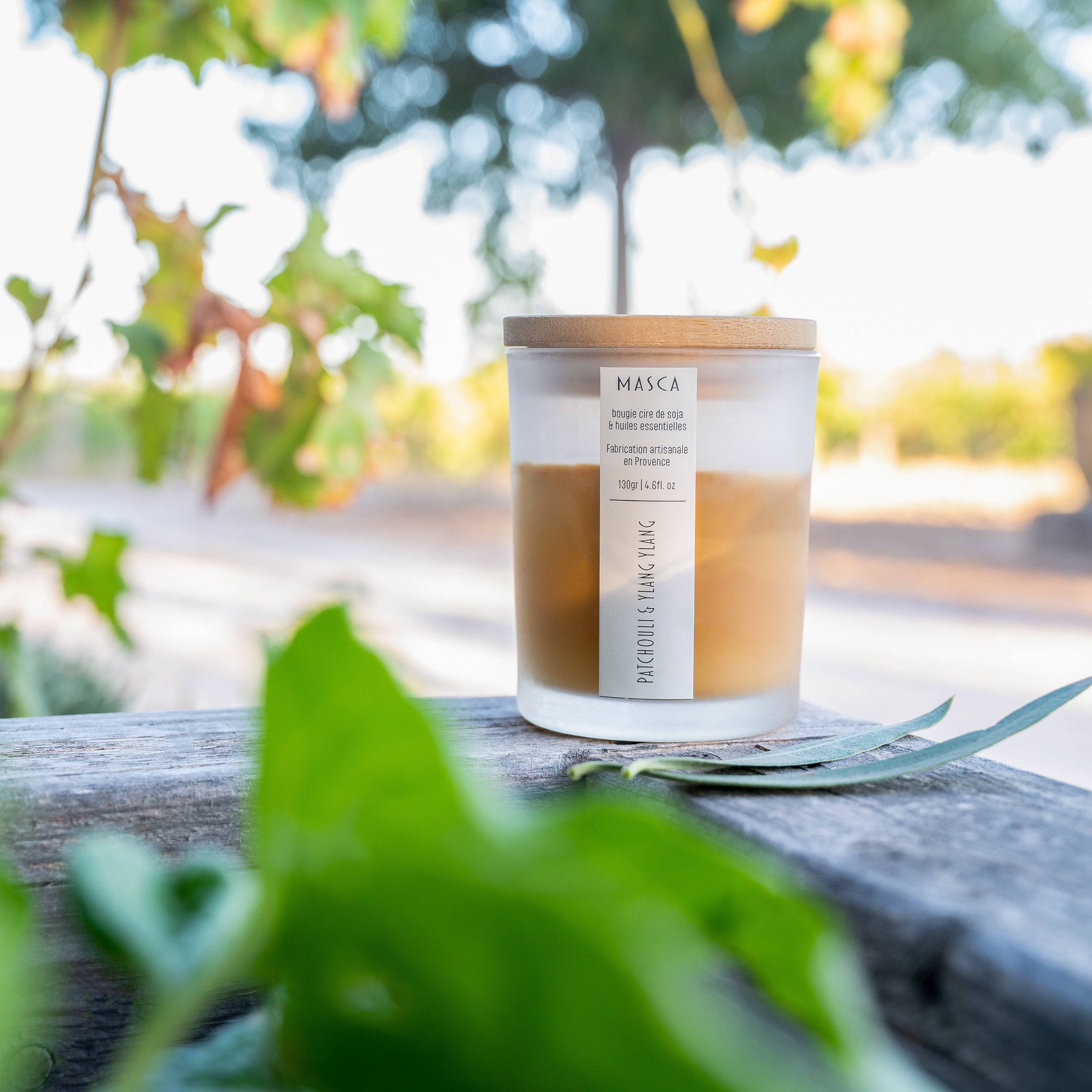 Veyra - Wholesale Jar/Filled Candle - Patchouli and ylang ylang ylang aromatherapy candle - Masca1