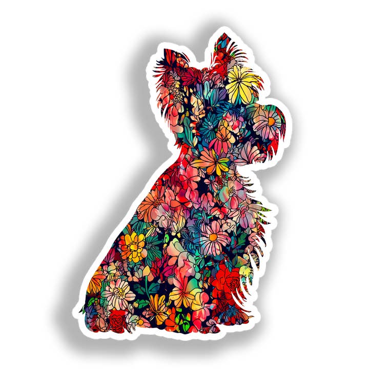 Autocolante de Cão Yorkshire Terrier # A017150 por atacado de Yoonek Graphics