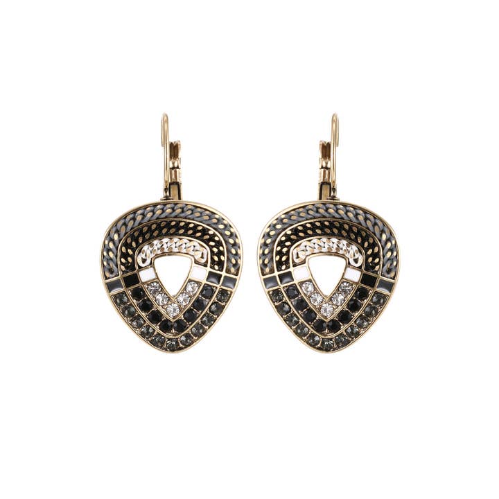 Blossom bijoux - Wholesale Dangle Earrings - 19AHBOMH001 Rhinestone Sleeper Earrings