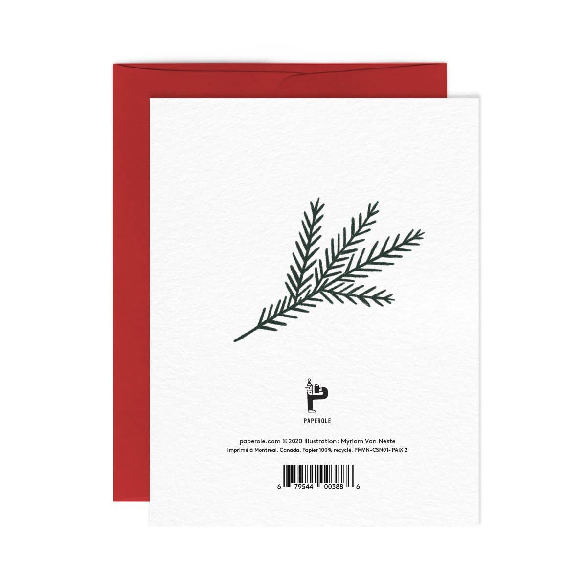 Paperole - Wholesale Season's Greetings Card - PAIX — Greeting Card1