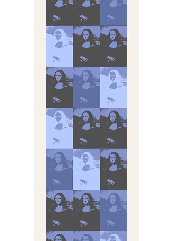 Echarpe 140 - De Vinci - La Joconde pour la vente par Brochier Soieries