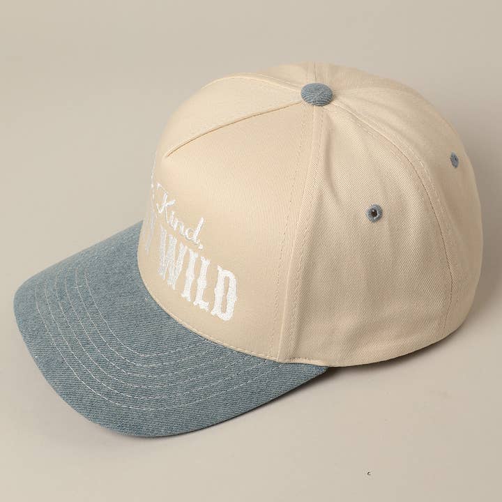 Fashion City - Wholesale Trucker Hat - Unisex - Be Kind Stay Wild Lettering Embroidery Trucker Hat9