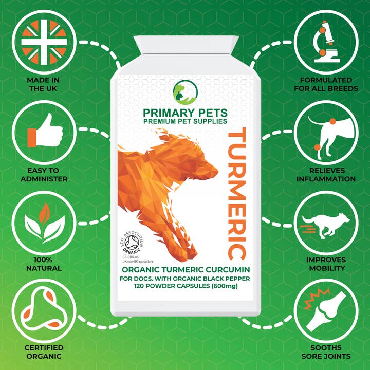 Primary Pets - Wholesale Pet Supplement - Dog - Organic Turmeric for Dogs3