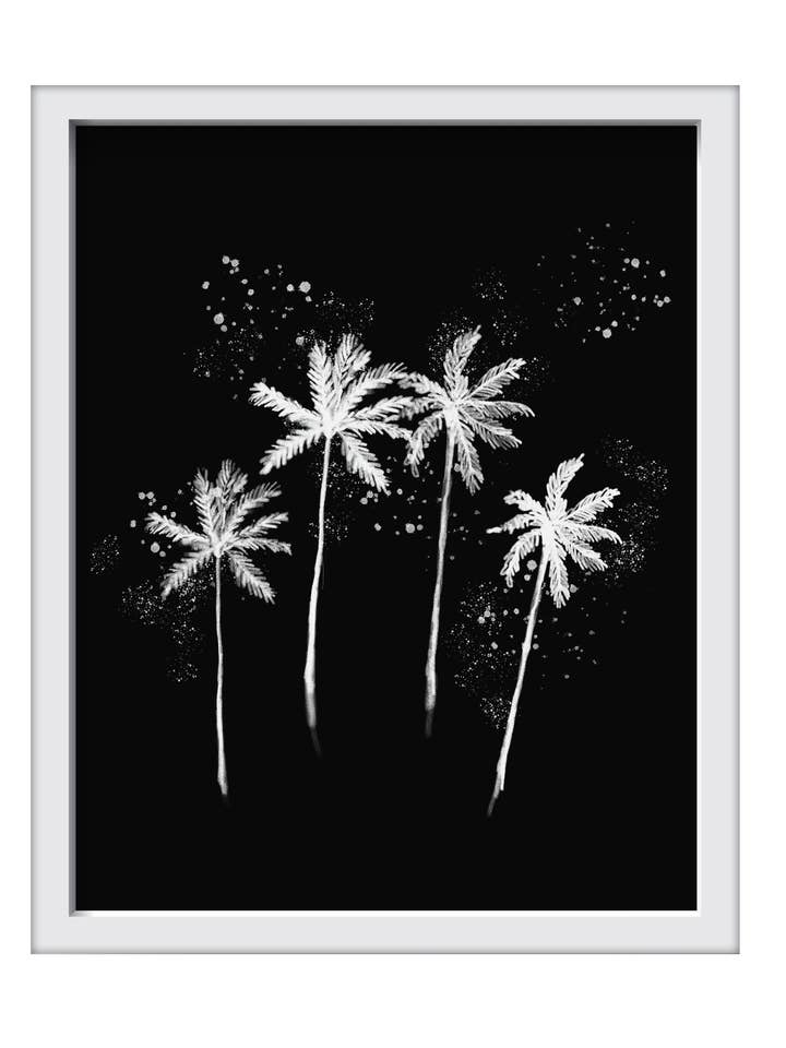 Palm Trees Art Print for wholesale by Alison Gordon Studio