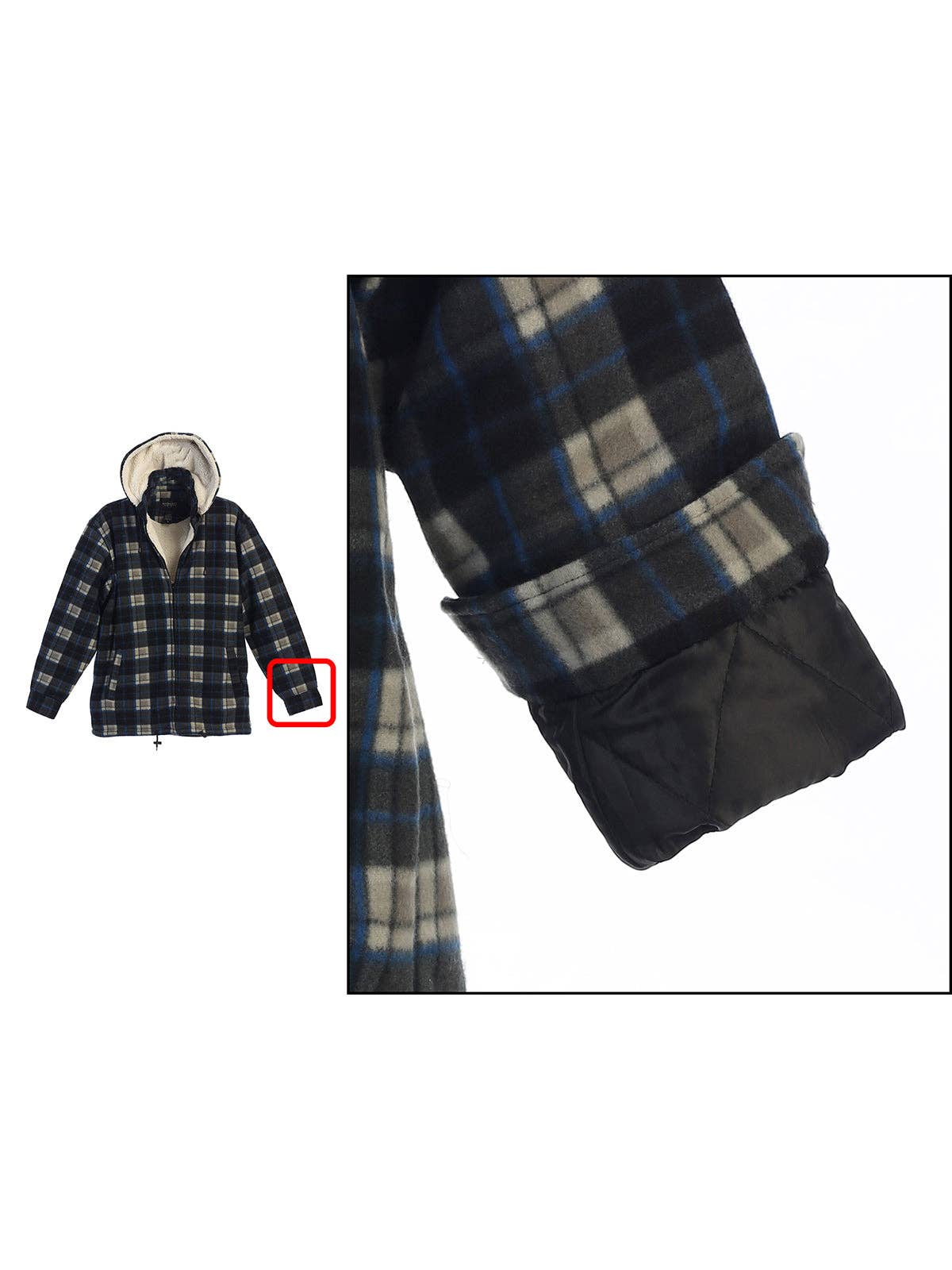 b-one inc - Vente Veste – homme - Veste à capuche amovible pour hommes GB-JA9031