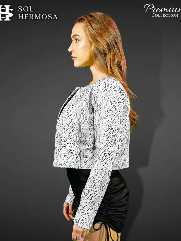 Jane damesjas van echt leer voor wholesale door Sol Hermosa