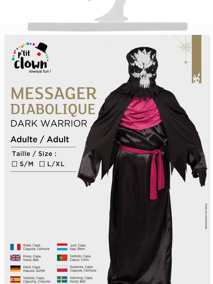 Costume Messaggero Diabolico - Adulto - L/XL per la vendita all'ingrosso da parte di P'tit Clown