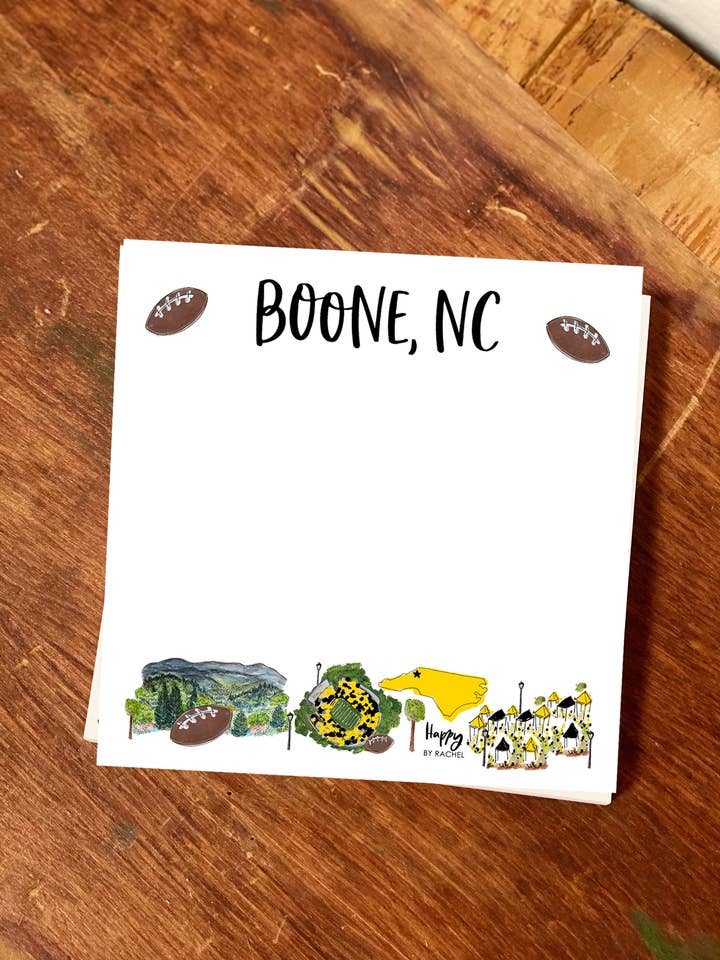 Boone Chunky Notepad-Stationery Writing Pad-100 Pages for wholesale by Happy By Rachel, LLC