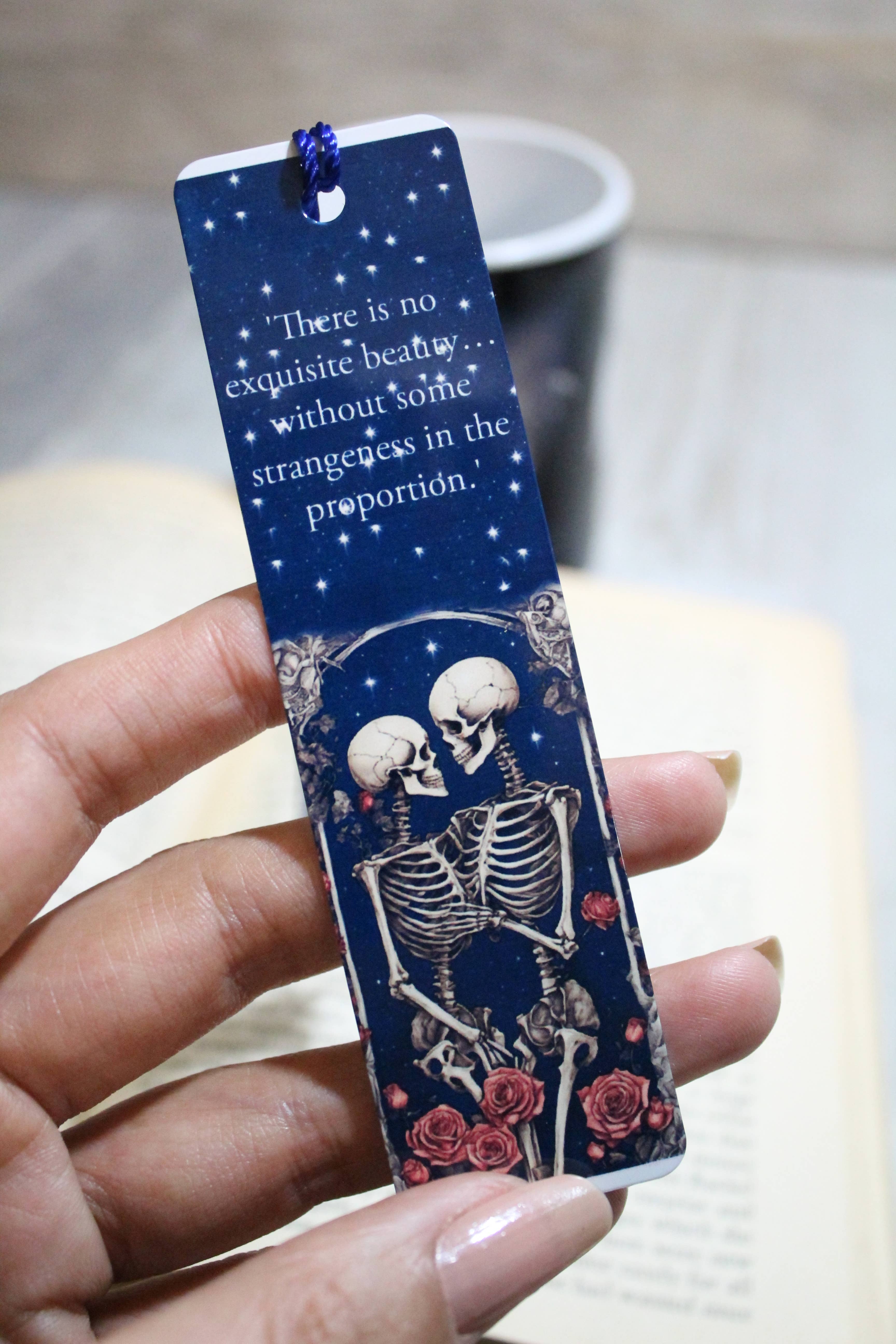 Raven Design – Engroshandel Bogmærke – Der er ingen udsøgt skønhed//Metal Bookmark1