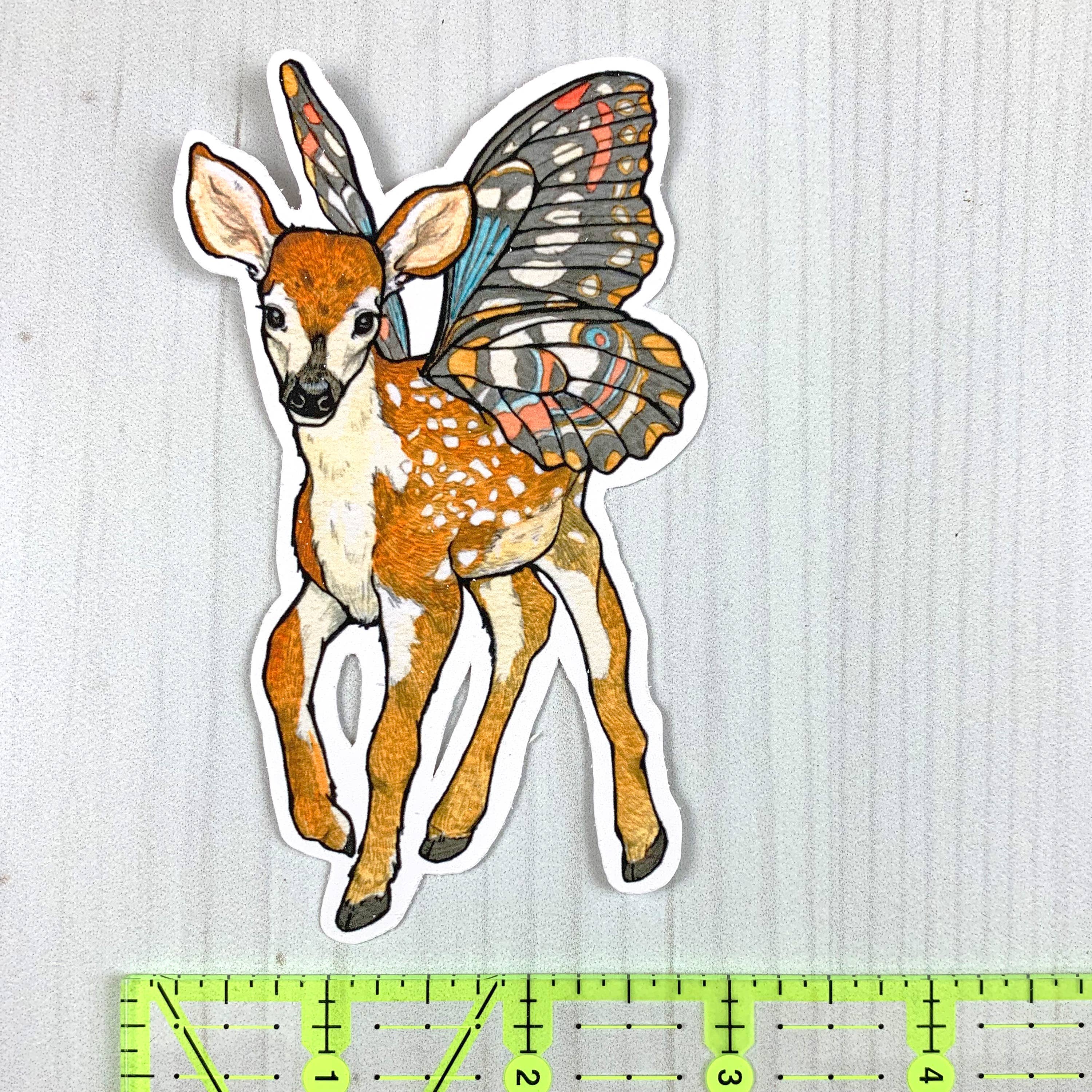 Sarah Draws Things - Wholesale Sticker - Fairy Fawn Vinyl Sticker1