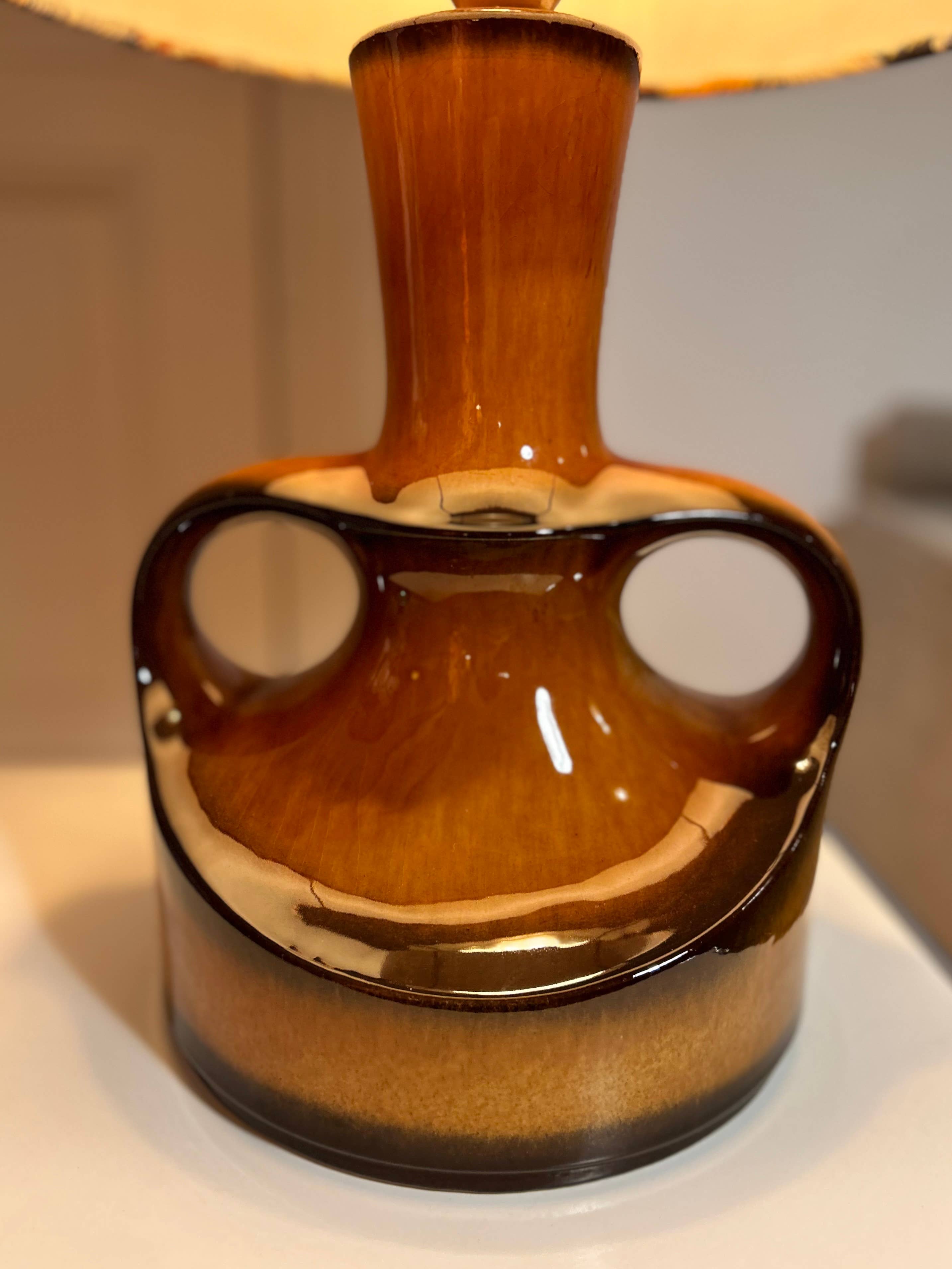 Roomlight Studio – Großhandel Akzent-/Schreibtischleuchte – Mid Century Keramik Lampe von Göbel - West German Pottery3