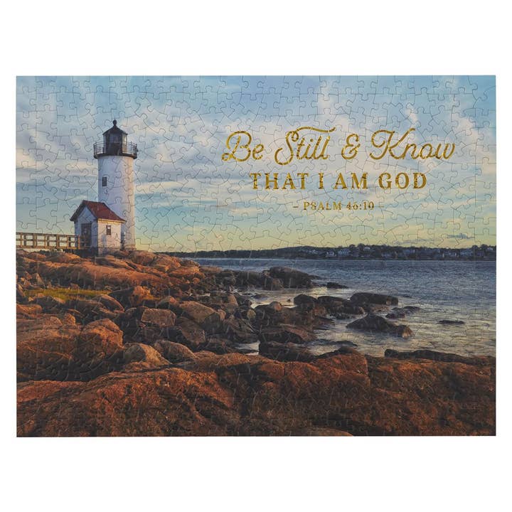 Christian Art Gifts - Wholesale Puzzle - Adult - Puzzle 500 pc. Be Still Ps. 46:10