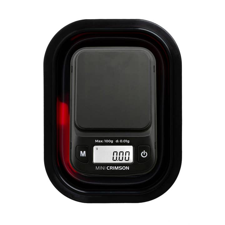 Cannatron - Wholesale Kitchen Tool/Gadget - Truweigh Mini Crimson Collapsible Bowl 100G X 0.01G