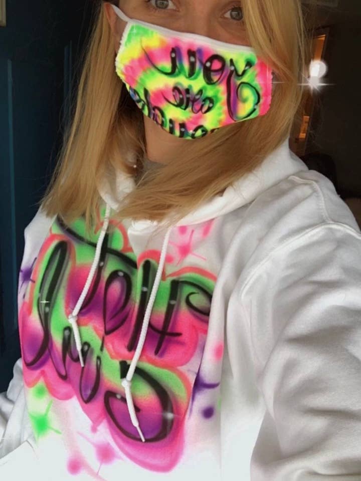 Galveston Airbrush - Vente T-shirt à imprimés – femme - T-shirt avec nom aérographe personnalisé6