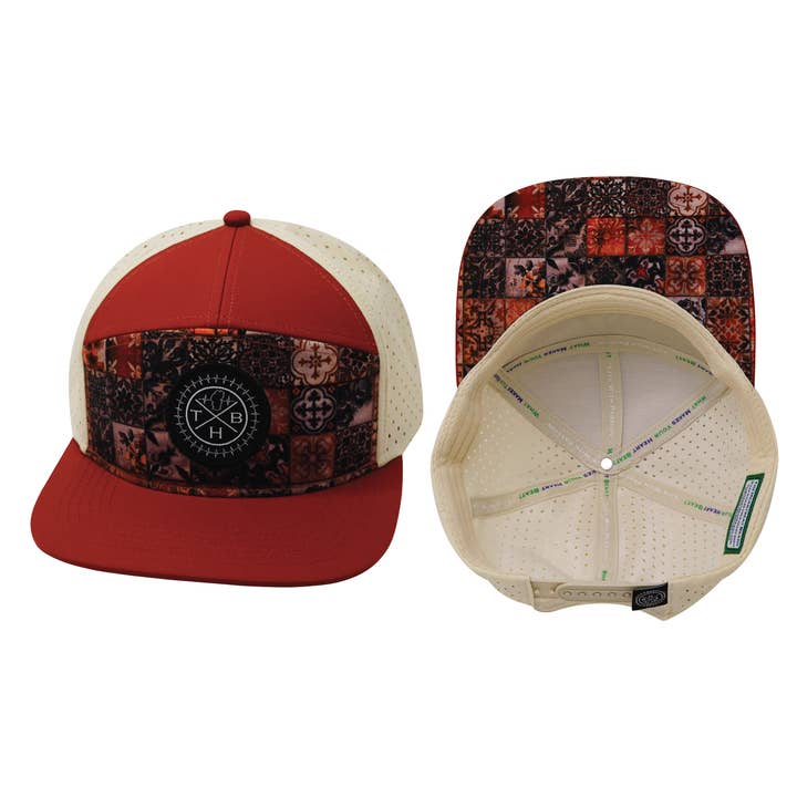 Chapeau **Youth** Color Vibes | Visière plate | Couture cuivre pour la vente par The Heartbeat Brand