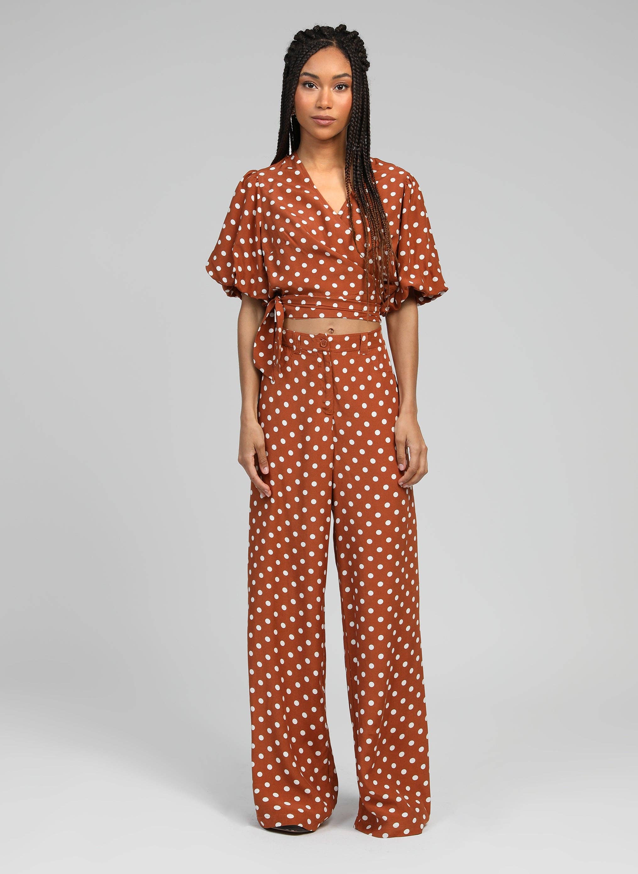 An'ge - Wholesale Pants - Women's - PHOEBEE TROUSERS palinto caramel2