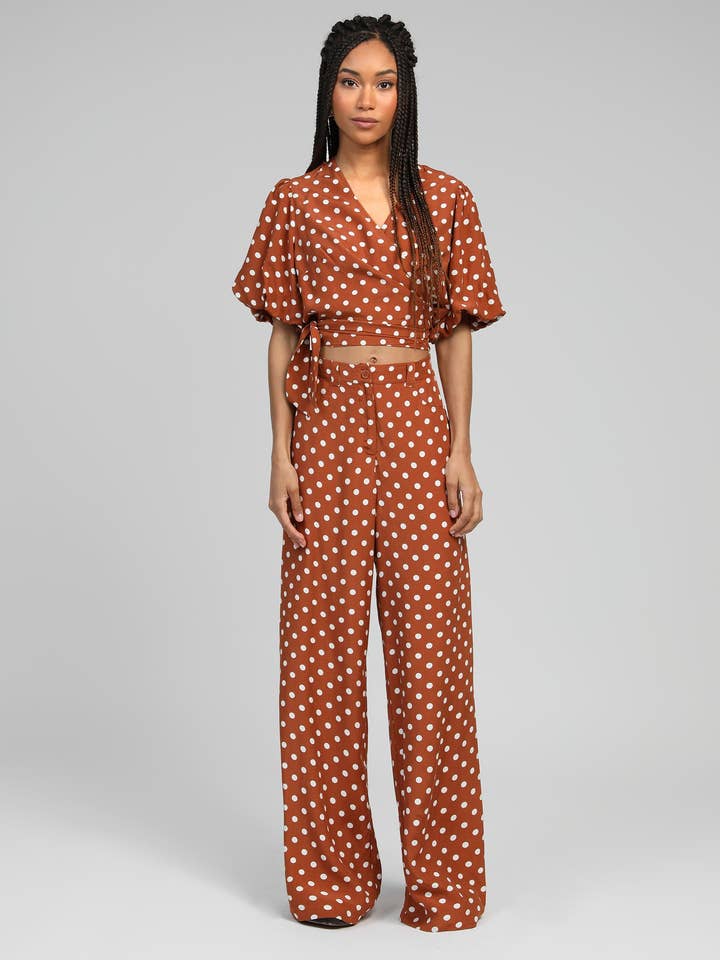 An'ge - Wholesale Pants - Women's - PHOEBEE TROUSERS palinto caramel2