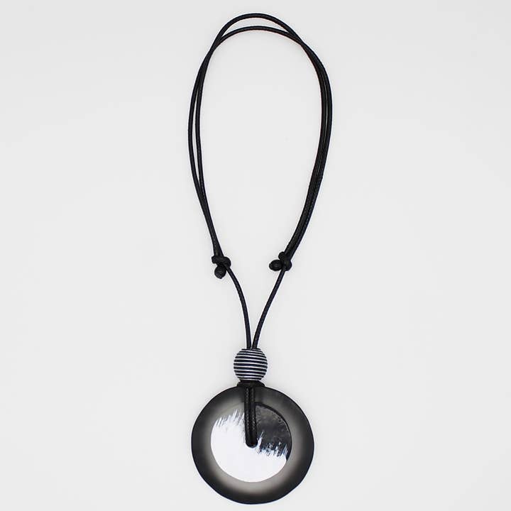 Black Artista Statement Pendant for wholesale by Sylca Designs
