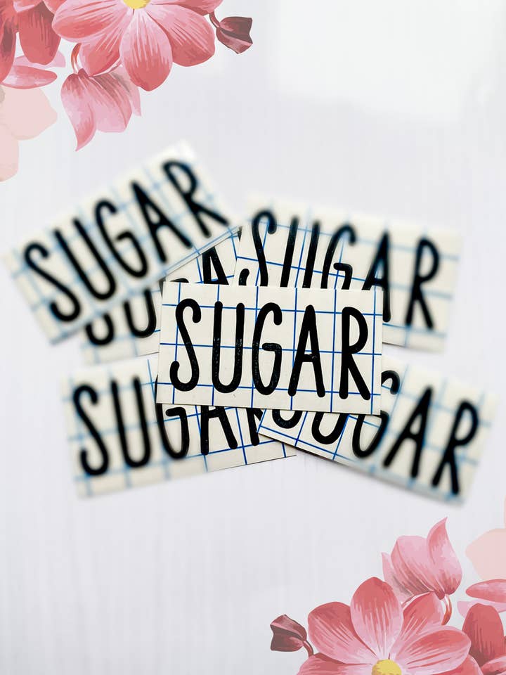 Sugar Vinyl Decal for wholesale by Blossom & Bloom