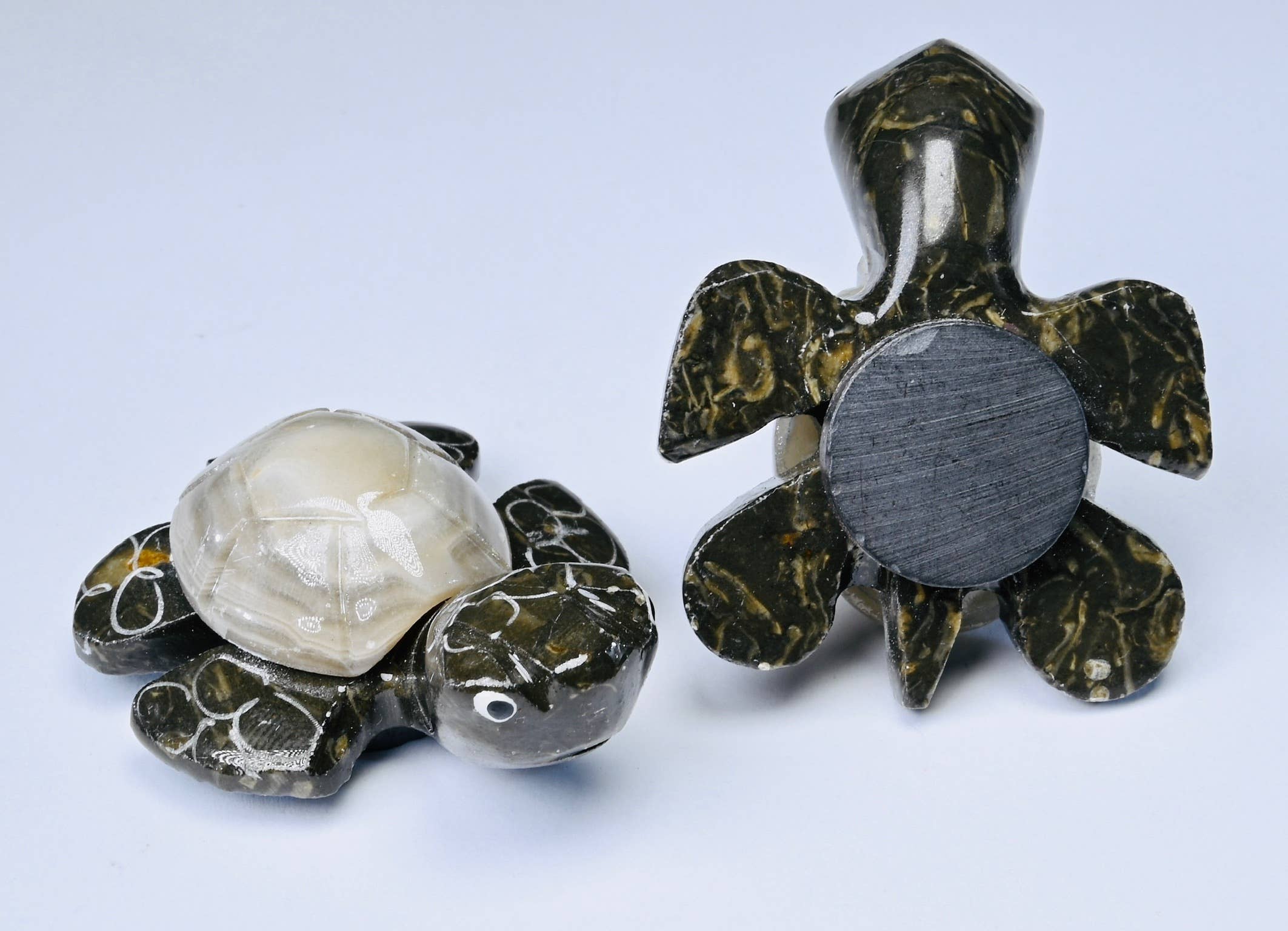 Imán natural de tortuga de mármol para venta al por mayor de SS handcrafted Art