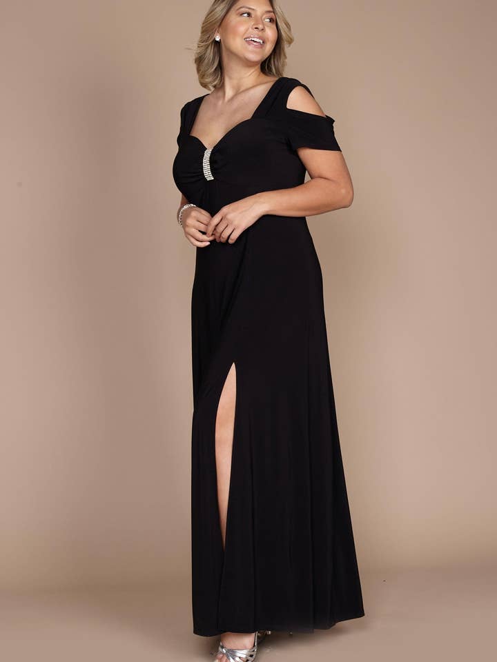 R&M Richards 1367W Long Plus Size Formal Evening Dress for wholesale by Kos Couture