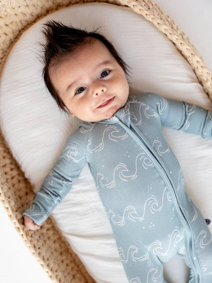 MAKE WAVES | ZIP ROMPER for wholesale by Belle & bros