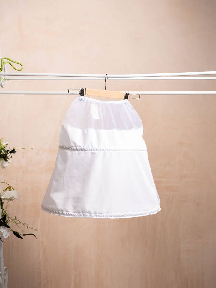 Girl's Tea Length Hoop Skirt S-1003 for wholesale by Sweetie Pie Collection