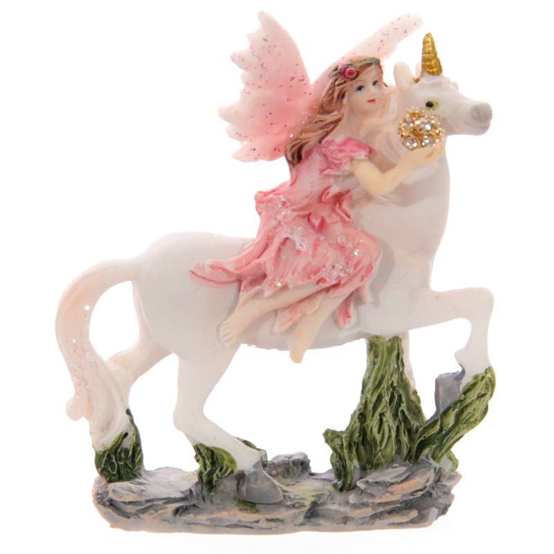 Puckator Ltd – wholesale Ornament – Flower Fairy & Unicorn in a Mini Bag3