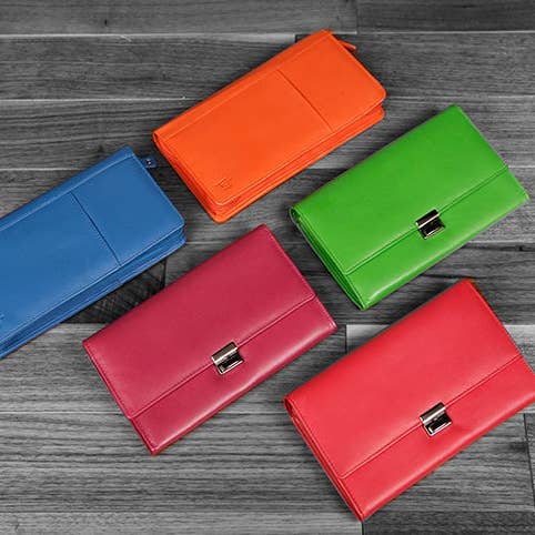 RFID Travel Passport Wallet Planner - 449 for wholesale by PRIMEHIDE