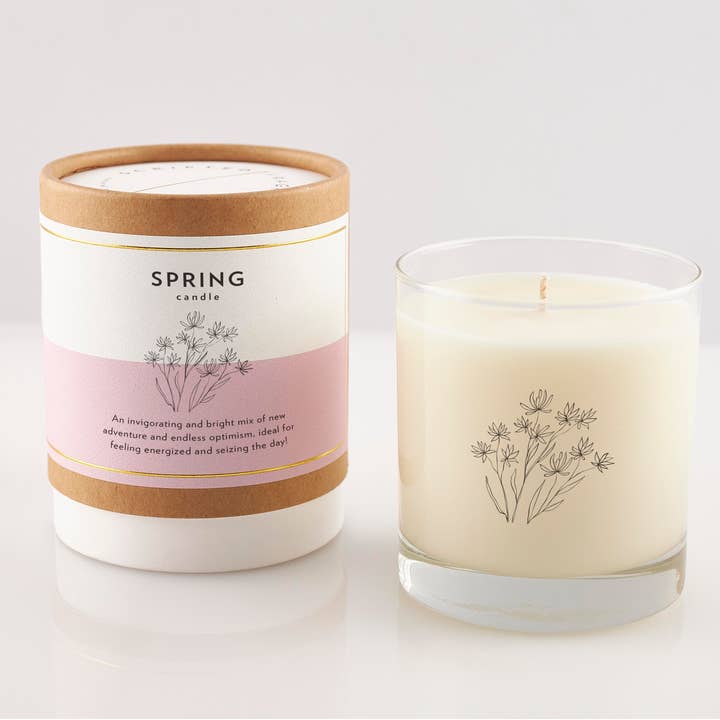 Spring Seasonal Soy Candle for wholesale by Scripted Fragrance