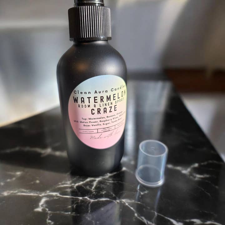 Watermelon Crazy Room en Linnenspray 4 oz voor wholesale door Clean Aura Candles