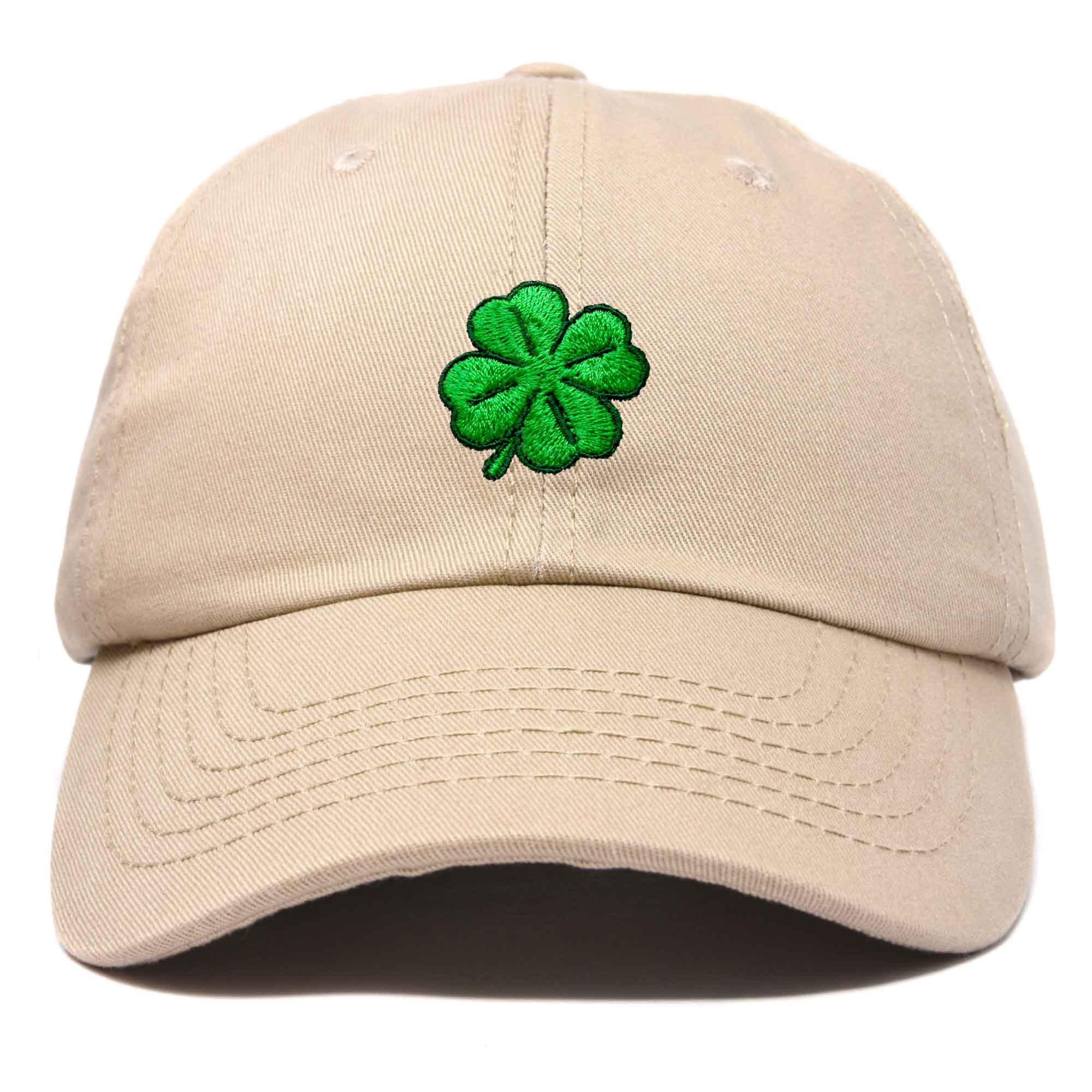 Dalix – wholesale Baseballkeps - Dam – Dalix Four Leaf Clover Hat Bollkeps St. Pattys Day Bomull30