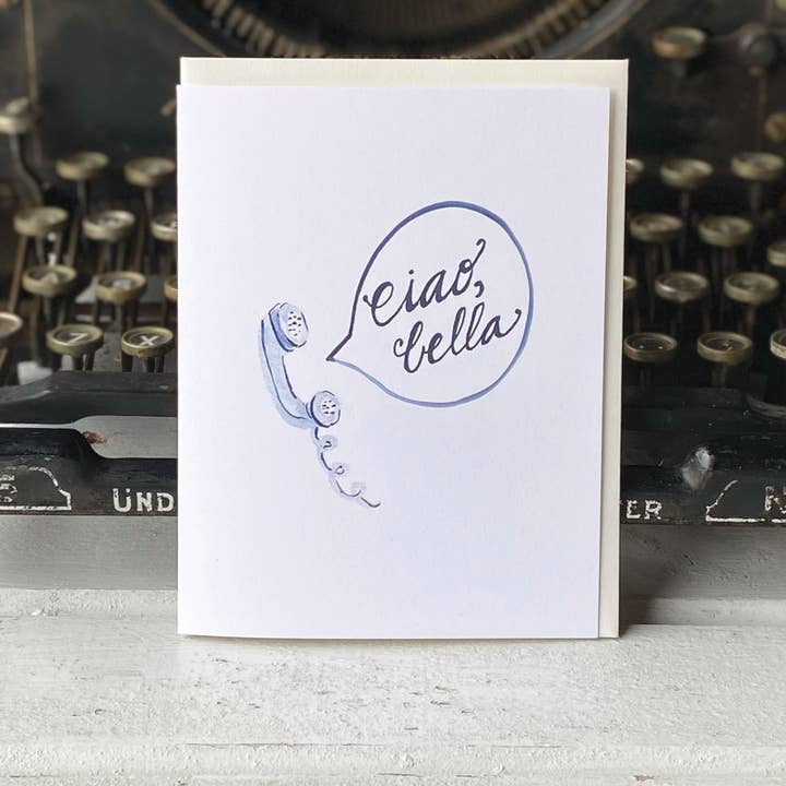 Tarjeta Ciao Bella para venta al por mayor de tiny farmhouse by Amy McCoy