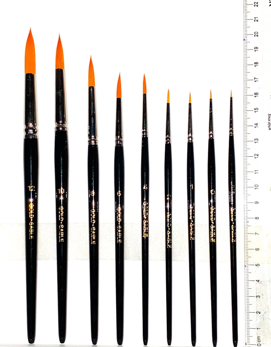 Jackman’s Art Materials – wholesale Paint/wax brush – Extra Fine Synthetic Round Professional Watercolour Brush2