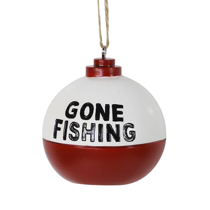 CB Home Collection - Wholesale Ornament - Gone Fishing Christmas Ornament