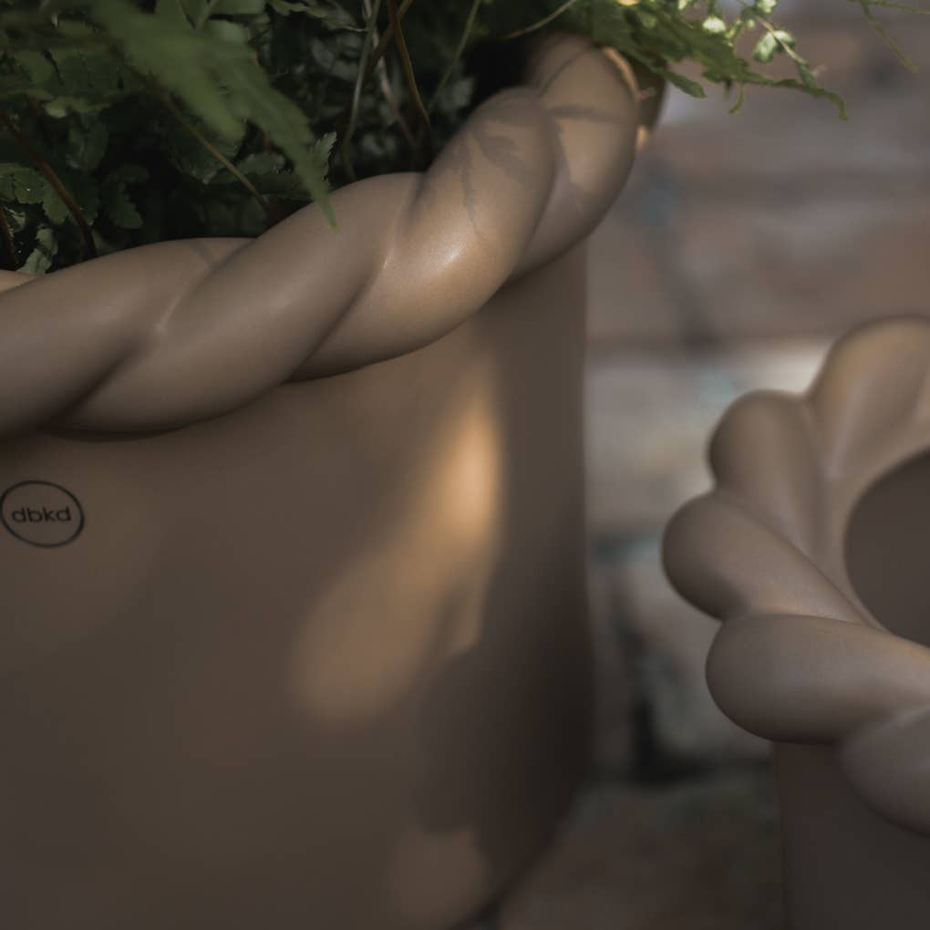 DBKD - Wholesale Plant Pot - TWINE Large - nougat 1