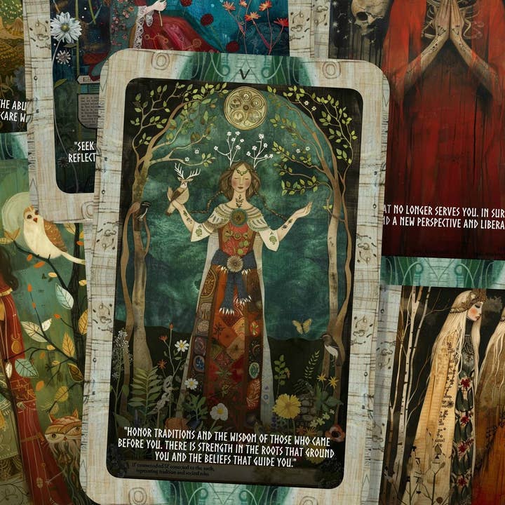 Ibiza Tarot USA - Wholesale Tarot Cards - Nordic Goddesses Tarot - Major Arcana - Nordic Major Arcana Insights - Tarot Cards - Tarot Deck - Divination Tools