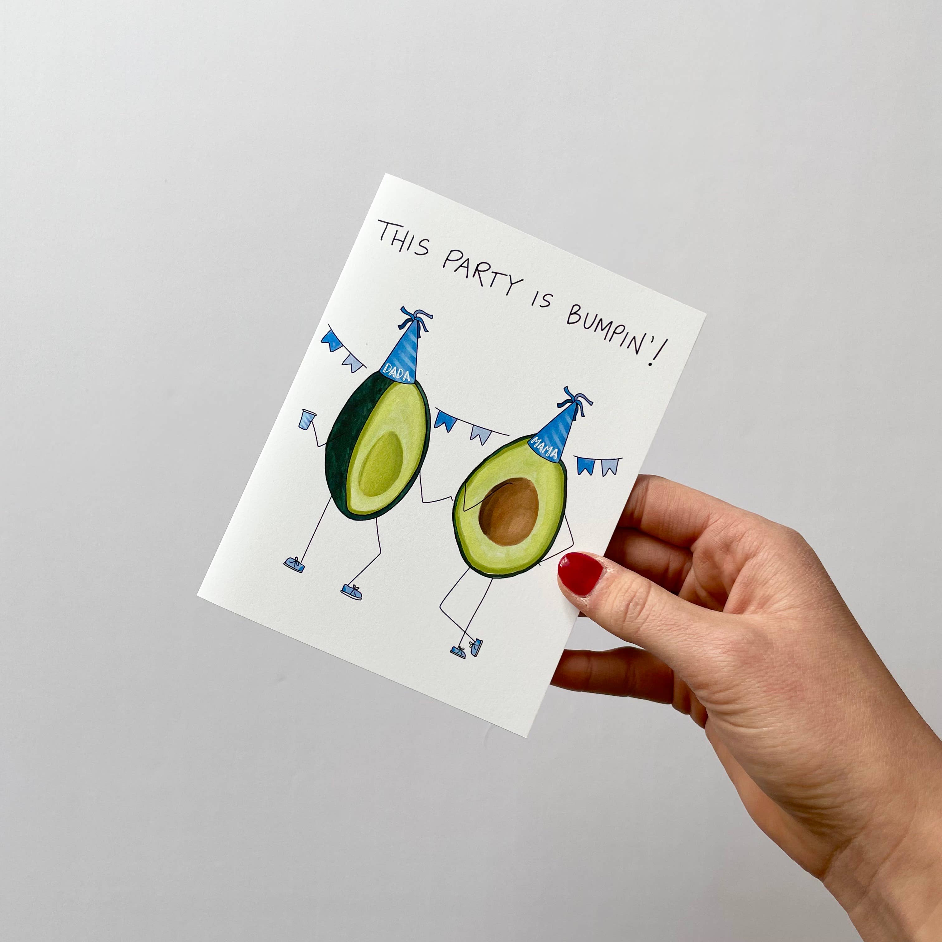 Lemon Lines - Wholesale Baby Card - A Bumpin' Party4