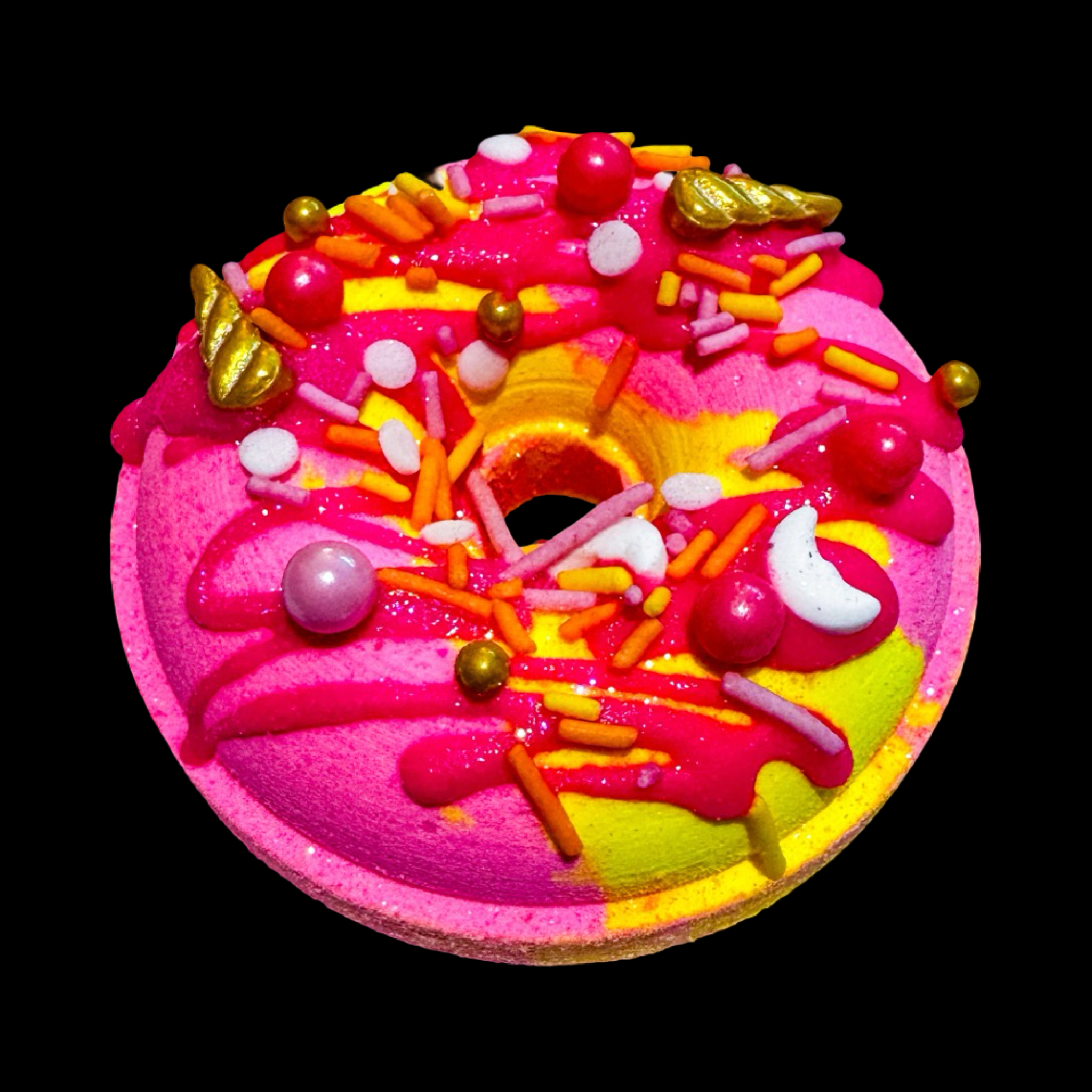 Phoenix Bath and Body - Wholesale Bath bomb/fizz - Donut Bath Bomb 🍩 - Mango Passionfruit Sorbet0
