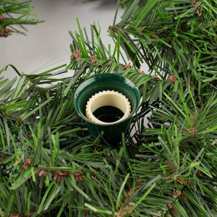 Factory Direct Craft - Wholesale Candle Holder - 12" Artificial Pine Christmas Advent Candle Wreath