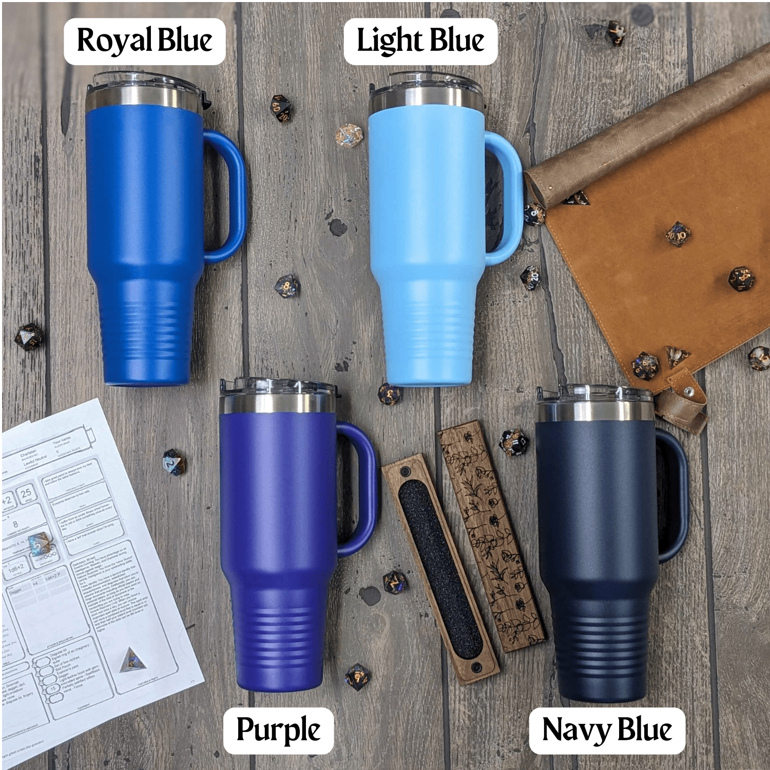 EBONWOOD - Wholesale Geïsoleerd drinkgerei - Bard DnD Klasse Tumbler - 40oz Dungeons & Dragons Bard Klasse Reismok1