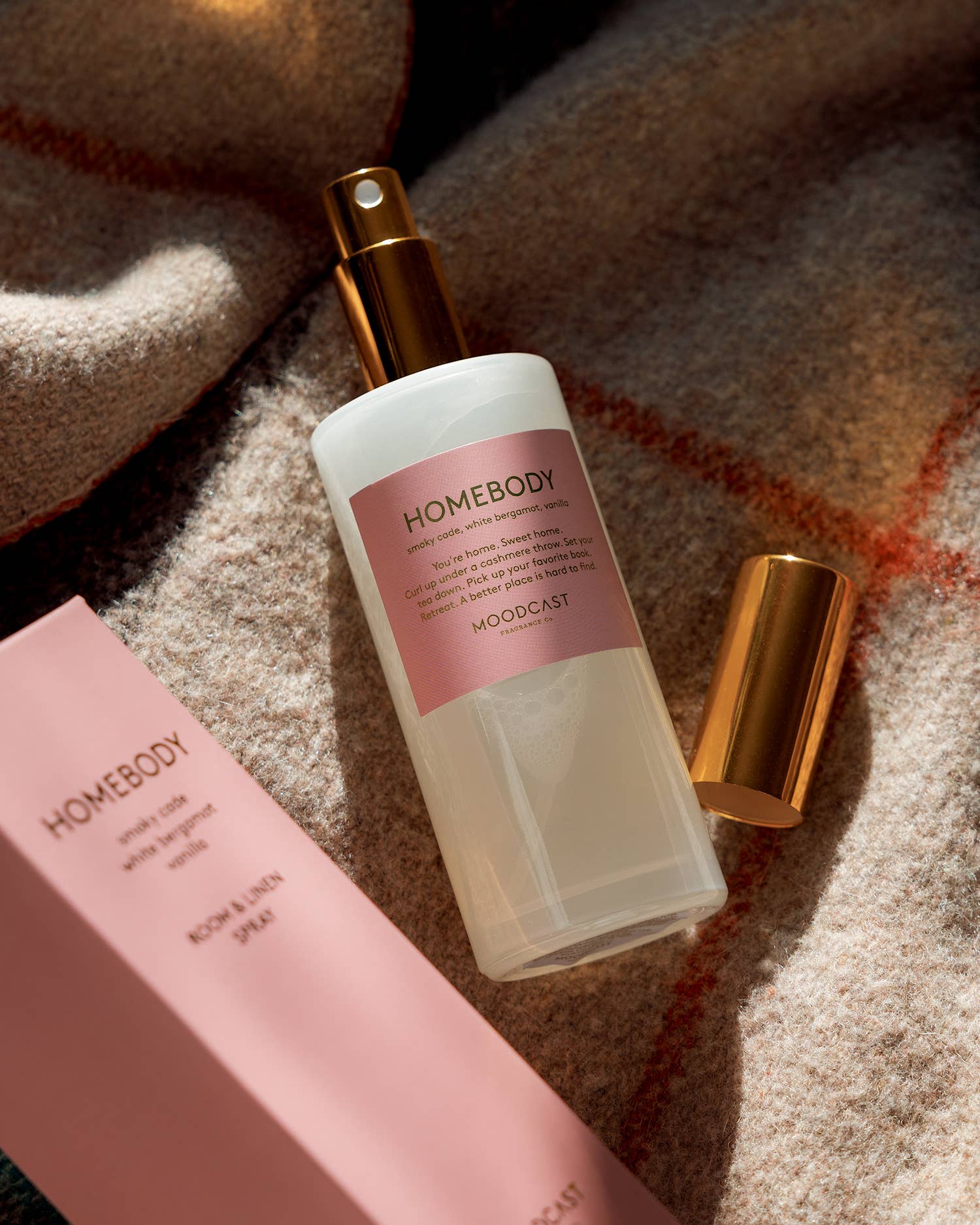 Moodcast Fragrance Co. - Wholesale Room & Linen Spray - Room & Linen Spray - Persona - Homebody - 3.4 oz Bottle1