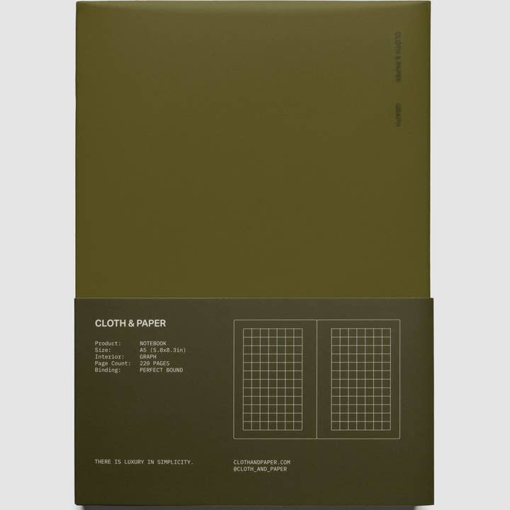 Cloth & Paper - Wholesale Notebook - Perfect Bound Notebook | A55