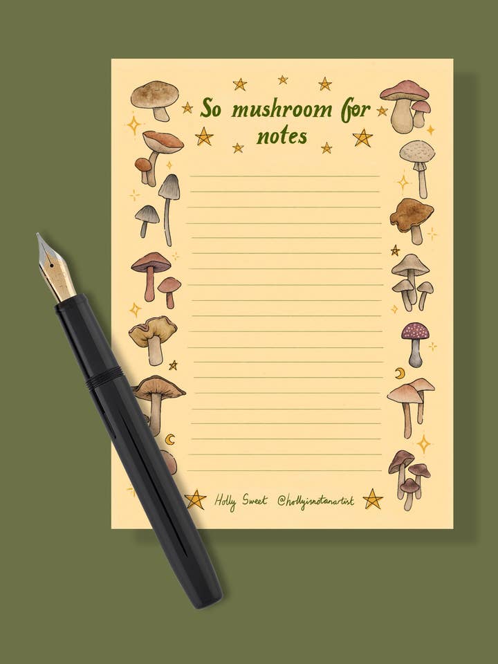 So viel Platz für Notizen im Notizblock für den Großhandel von Holly Sweet illustration