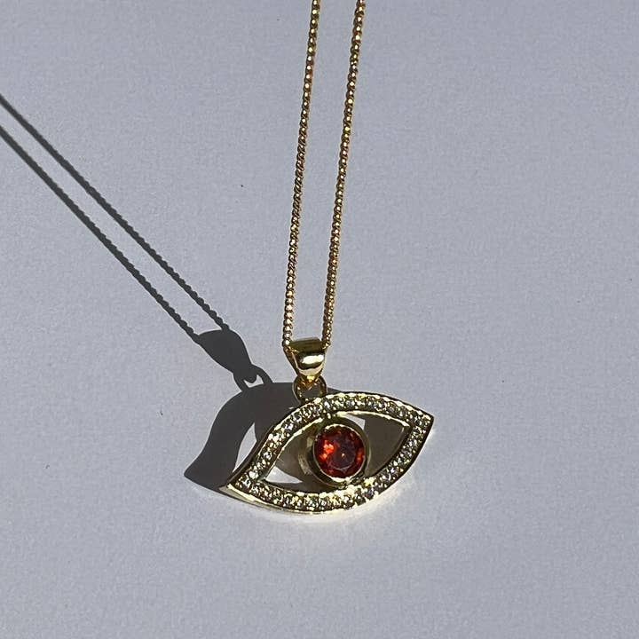 23North Jewelry - Wholesale Pendant/Charm Necklace - Red Evil Eye Amulet Necklace4