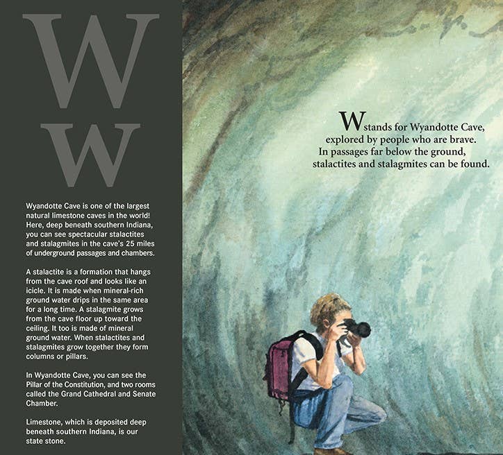 Sleeping Bear Press - Vente Livre – enfant - H comme Hoosier : Un abécédaire illustré de l'Indiana3