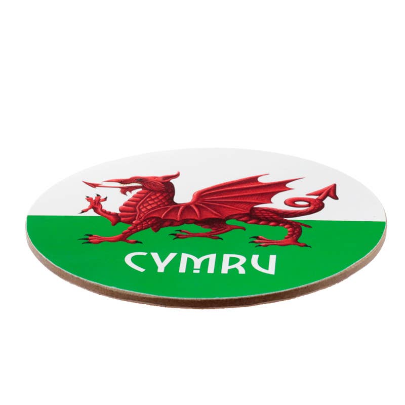 Puckator Ltd – wholesale Coffee mug – Wales Welsh Dragon Cymru Porcelain Mug & Coaster Set2