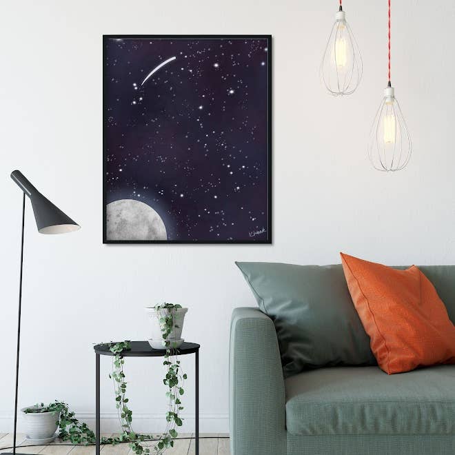 MoOn (No Word) Art Print for wholesale by Fandemonium Design