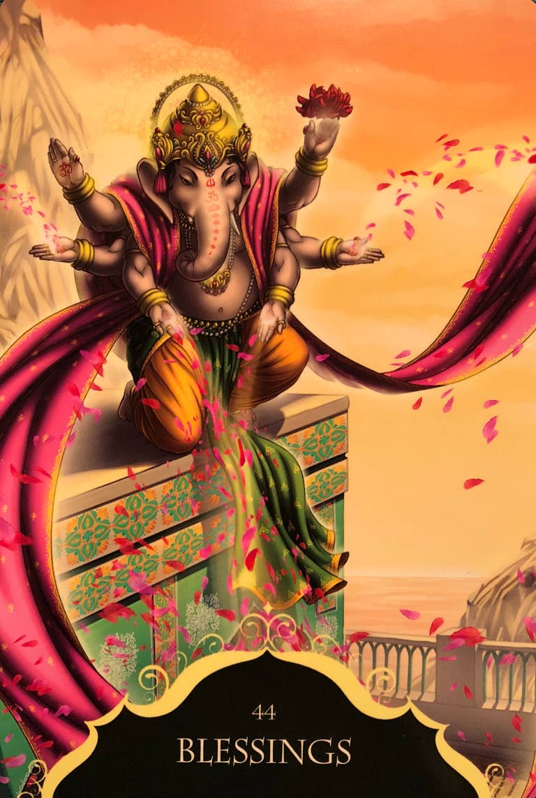 Cardshouse - Vendita all'ingrosso Tarocchi - Carte Oracle Whispers Of Lord Ganesha Blue Angel3